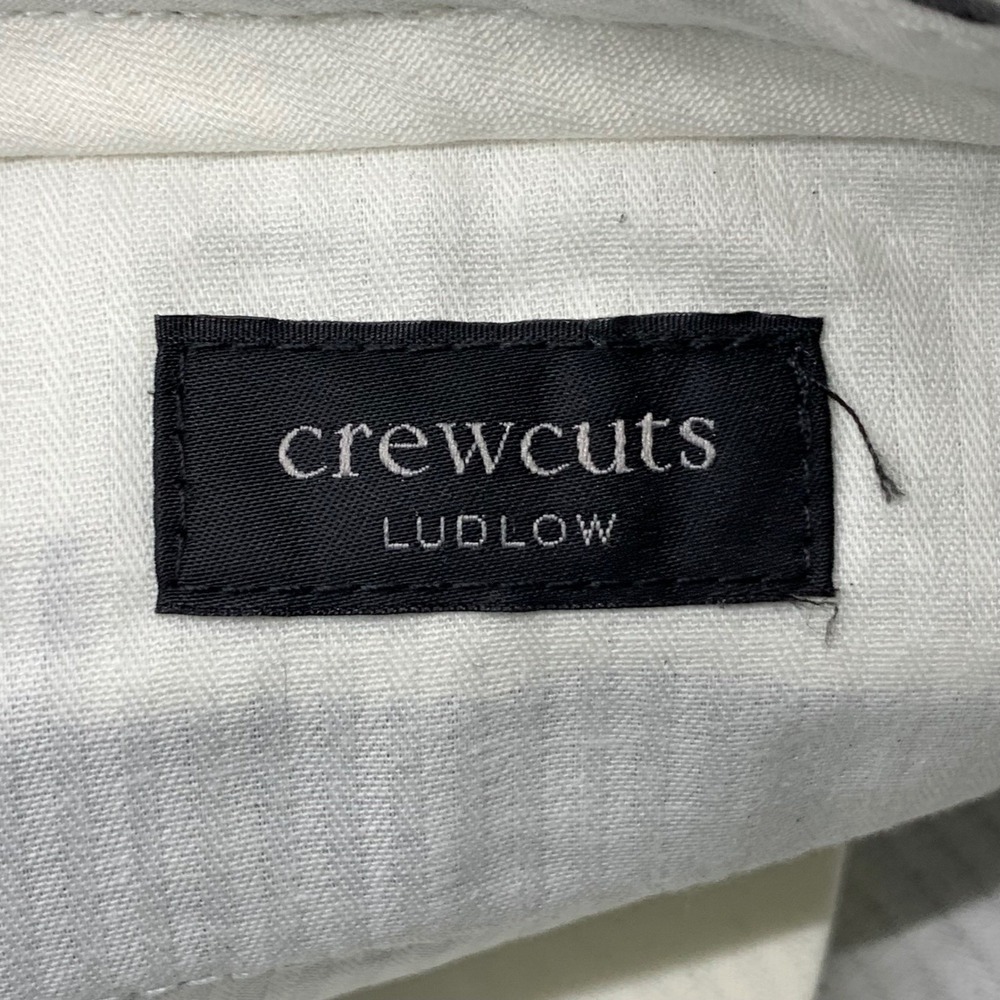 J. Crew Crewcuts Ludlow Slim Boys‎ Suit Pant Navy Linen Dress Pants Size 16 - Picture 6 of 11